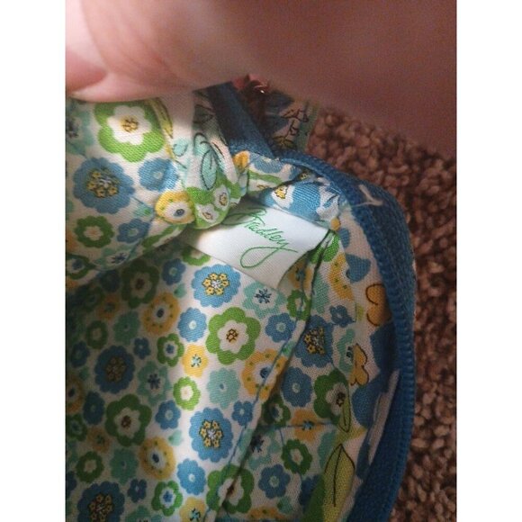 VERA BRADLEY Wristlet Wallet Purse ~ Blue Green Yellow ~ SPRING SUMMER - Picture 8 of 8